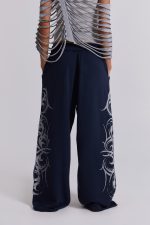 Navy Baggy Blade Joggers - Image 3