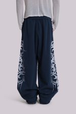 Navy Baggy Blade Joggers - Image 3