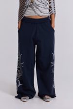 Navy Baggy Blade Joggers - Image 6