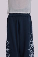 Navy Baggy Blade Joggers - Image 5