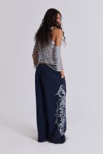 Navy Baggy Blade Joggers - Image 4