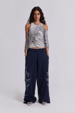 Navy Baggy Blade Joggers - Image 5