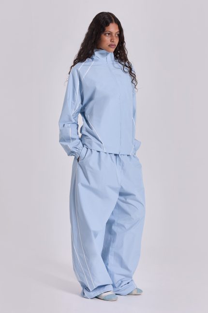 Blue Vapor Tracksuit Bottoms