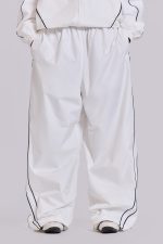 White Vapor Tracksuit Bottoms - Image 2