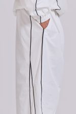 White Vapor Tracksuit Bottoms - Image 3