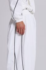 White Vapor Tracksuit Bottoms - Image 3