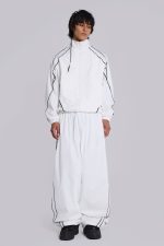 White Vapor Tracksuit Bottoms - Image 5