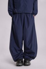 Navy Vapor Tracksuit Bottoms - Image 6