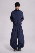 Navy Vapor Tracksuit Top - Image 7