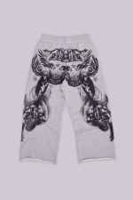Gothic Print Baggy Monster Joggers - Image 2