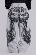 Gothic Print Baggy Monster Joggers
