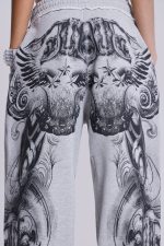 Gothic Print Baggy Monster Joggers - Image 4