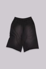 Monster 3/4 Washed Black Shorts - Image 2