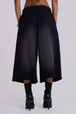 Monster 3/4 Washed Black Shorts - Image 2