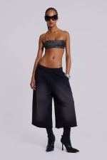 Monster 3/4 Washed Black Shorts - Image 5