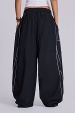 P.O.A. Black Vapor Tracksuit Bottoms - Image 4