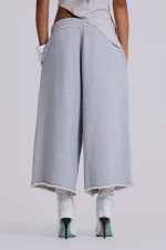 Monster 3/4 Grey Marl Shorts - Image 4