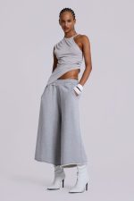 Monster 3/4 Grey Marl Shorts - Image 3