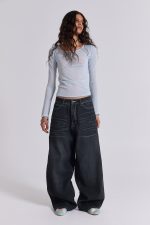 Black Coated XL Colossus Jeans - Image 2