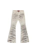 Arctic White Drift Flared Jeans - Image 8