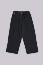 Black Pinstripe XL Colossus Jeans - Image 2