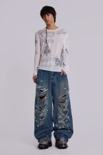 Destroyed XL Colossus Jeans - Image 2