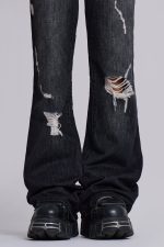 Black Cross Stud Drift Jeans - Image 8