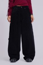 Black Skull Cord Colossus Jeans - Image 3