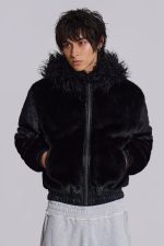 Raven Faux Fur Jacket - Image 6
