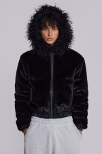 Raven Faux Fur Jacket - Image 7