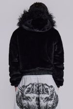 Raven Faux Fur Jacket - Image 3