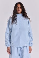 Blue Vapor Tracksuit Top - Image 6
