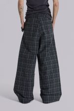 Black Check Goliath Suit Trousers - Image 4