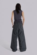 Black Check Goliath Suit Trousers - Image 5