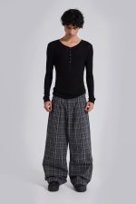 Black Check Goliath Suit Trousers - Image 2