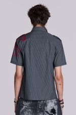 Script Pinstripe Shirt - Image 4