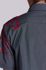 Script Pinstripe Shirt - Image 7