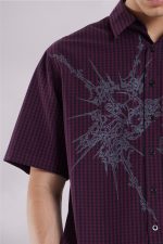 Red Atom Checked Shirt - Image 3