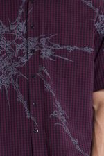 Red Atom Checked Shirt - Image 5