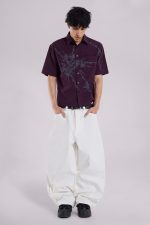Red Atom Checked Shirt - Image 2