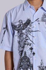 Sketch Pinstripe Shirt - Image 6