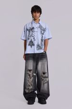 Sketch Pinstripe Shirt - Image 4
