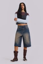 Bronx Jumbo Fit Denim Jorts - Image 8