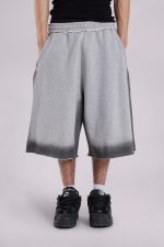 Grey Spray Monster Shorts
