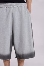 Grey Spray Monster Shorts - Image 4