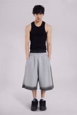 Grey Spray Monster Shorts - Image 2