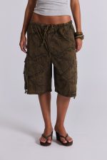 Forest Camo Parachute Shorts - Image 2