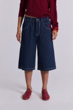 Ollie Pinstripe Jorts - Image 5