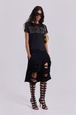 Black Distressed Monster Shorts - Image 6