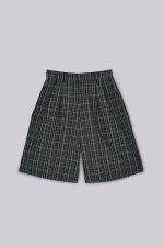 Black Check Jumbo Jorts - Image 2
